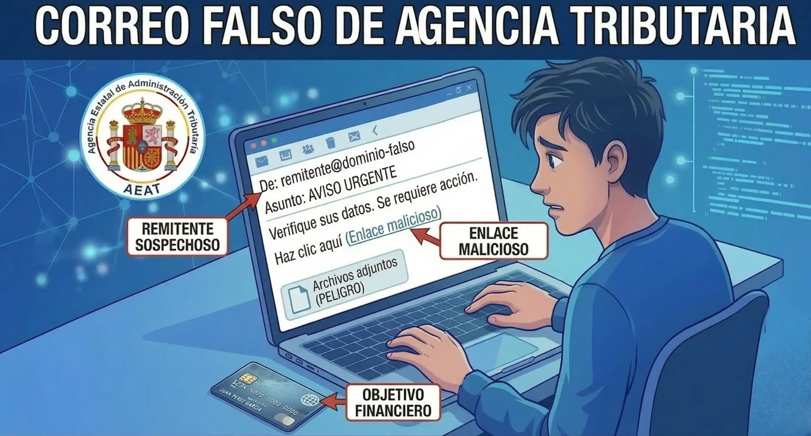 Correo Falso de la Agencia Tributaria (Hacienda): Cómo Detectarlo y Qué ...